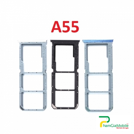 Khay thẻ SIM + Khay thẻ Micro SD cho Oppo A55 Linh Kiện Thay Thế